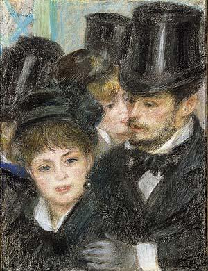 Pierre-Auguste Renoir Young people in the street oil painting image